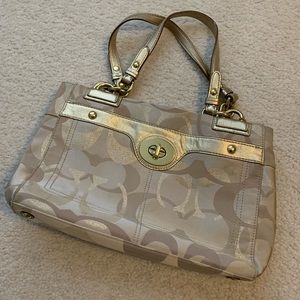 Coach Gold Purse